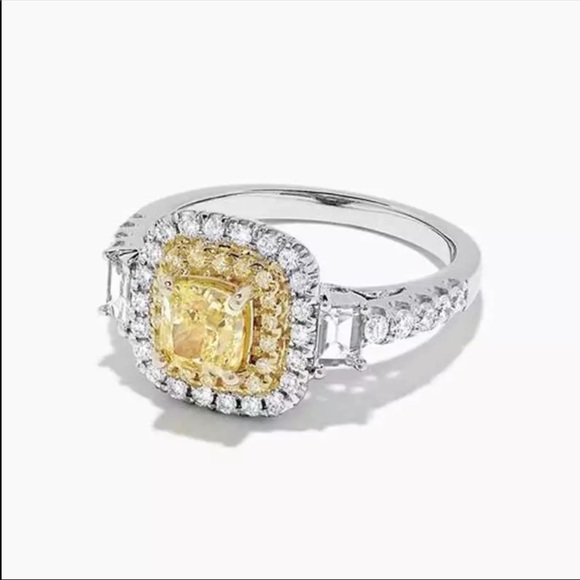 New Luxury 925 Silver Beautiful Elegant CZ Ring - Picture 2 of 6